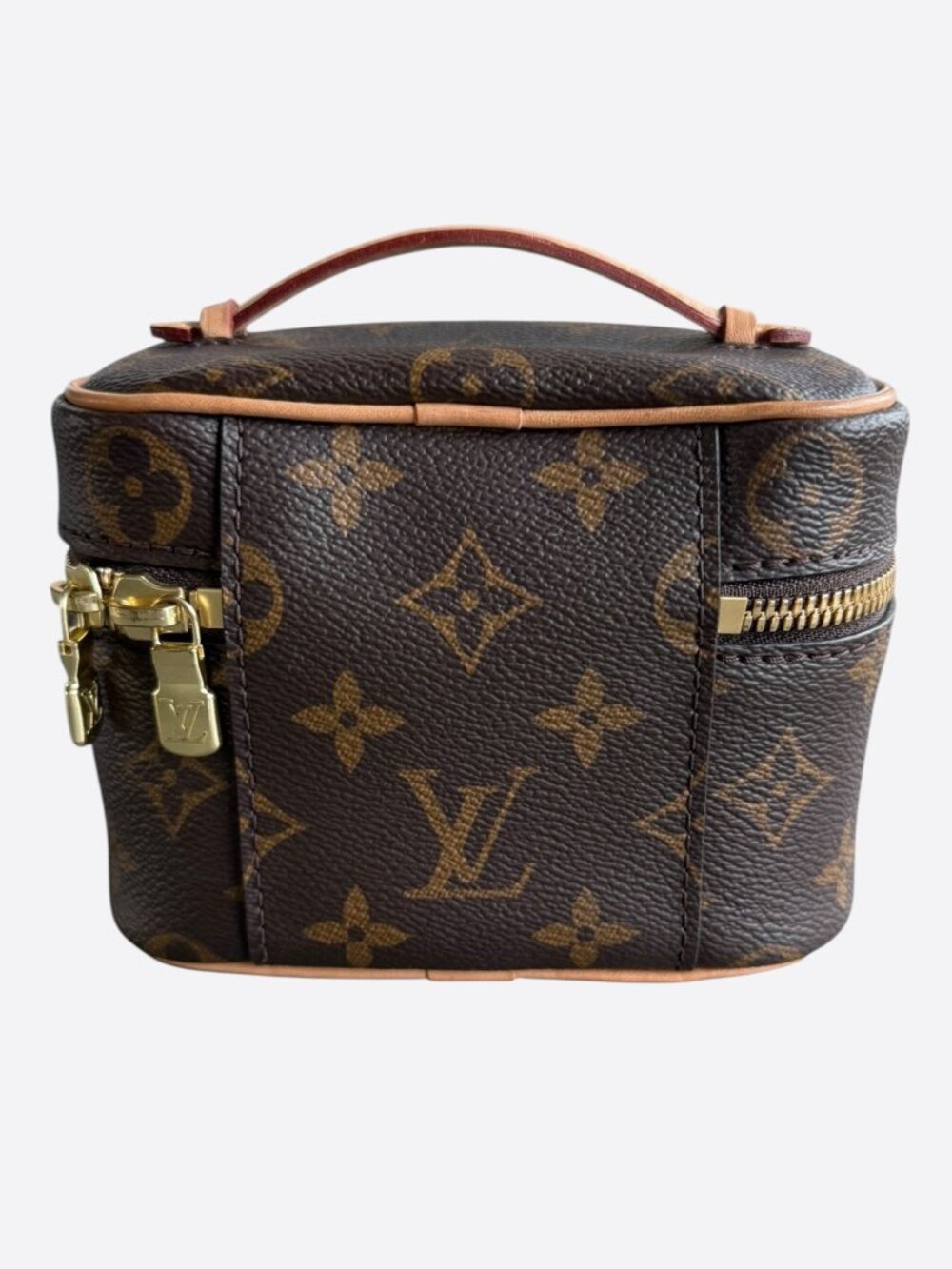 Louis Vuitton Brown Monogram Nice Nano Toiletry Pouch - Picture 3 of 8